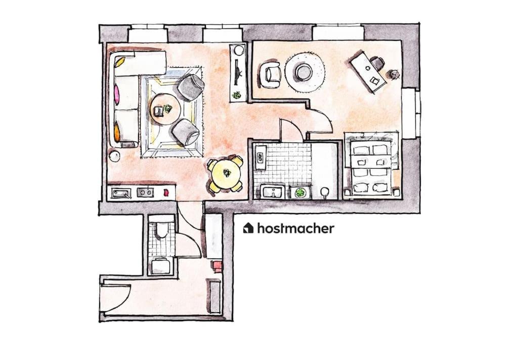 Artful 1Br Suite, City Nearby By Hm Viyana Dış mekan fotoğraf